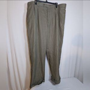 AXIST Light Brown Khaki Professional Suit Pants 40 / 30 Trousers Bottoms